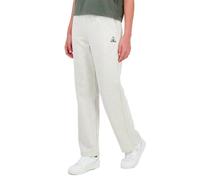 Le Coq Sportif - Pantalon Droit Femme Modèle Contemporain N°1-100% Coton Molletonné Doux - Coupe Ample Confortable - Sport Loisirs - Taille XXS - Couleur Beige