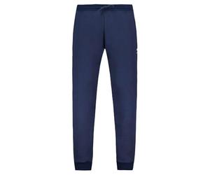 Le Coq Sportif - Pantalon Homme ESS Regular N°4 M - Coupe Classique Double Face Coton Polyester - Ceinture Élastiquée Cordon - Badge Brodé Logo Coq - Taille XXL - Bleu Foncé