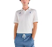 Le Coq Sportif - Polo en polyester et coton - Polo SS N°1 M Écru pour Homme en Coton - Taille M - Blanc Blanc M