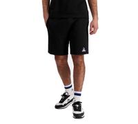 Le Coq Sportif Short Sweat Ess N°2 – 100% coton, taille ajustable, 2 poches – Noir L Homme