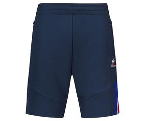 Le Coq Sportif - Short Presentation TRI N°1 M en Polyester et Coton - Confortable et Respirant pour Activités Sportives et Détente - Taille S - Bleu Dress Blues