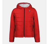 Le Coq Sportif - SPE Doudoune Heavy N°1 Enfant - Veste Hiver Rembourrée Polyester Capuche Amovible pour Garçon Fille - 8 Ans - Rouge Électro