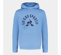 Le Coq Sportif - SPE Hoody N°9 Enfant - Molleton Doux Coton Polyester - Capuche Doublée Poche Kangourou - Idéal Quotidien Sport - Taille 12 Ans - Bonnie Blue