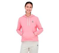 Le Coq Sportif - Sweatshirt à Capuche Zippé Intégral Femme Modèle Contemporain N°1-100% Coton Molletonné Doux - Coupe Décontractée - Sport Loisirs - Taille XXS - Couleur Pink Icing