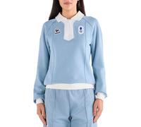Le Coq Sportif - Sweatshirt rétro en molleton - Sweat N°1 W Ashley Blue Marshmallow pour Femme en Coton - Taille M - Bleu Bleu M