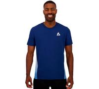 Le Coq Sportif - Tee-Shirt Homme Bat SP N°4 - Manches Courtes Coton et Polyester Doux Respirant Léger - Conçu pour Sport et Détente Quotidienne - Taille XS - Estate Blue