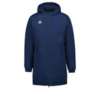 Le Coq Sportif - TRAINING Parka de banc Club N°1 m - Homme Hiver Chaude Longue Imperméable Doublée Rembourrée Polyamide Sport Travail - Taille M - Couleur Bleu