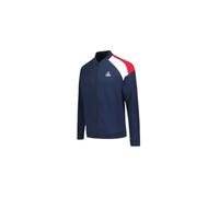 Le Coq Sportif - TRI FZ Sweat N°2 M - Molleton Zippé Homme 85% Coton 15% Polyester Manches Longues pour Sport et Détente Quotidienne - Taille L - Dress Blues Bleu