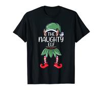 Le Coquine Elf Noël Famelie Groupes Elf T-Shirt