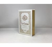 Le CORAN - Essai de traduction du Coran - Bilingue - 2 couleurs - Blanc ( couverture luxe et dorure