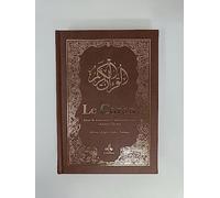 Le CORAN - Essai de traduction du Coran - Bilingue - 2 couleurs - Marron foncé ( couverture luxe et dorure sur tranche)