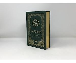Le CORAN - Essai de traduction du Coran - Bilingue - 2 couleurs - Vert bouteille ( couverture luxe e