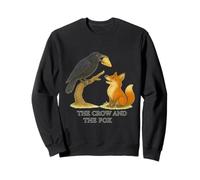 Le Corbeau et la Fable d'Ésope du Renard sur la flatterie et la ruse Sweatshirt