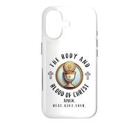 Le Corps et Le Sang du Christ Première Communion Pain Eucharistie Coque pour iPhone 17