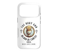 Le Corps et Le Sang du Christ Première Communion Pain Eucharistie Coque pour iPhone 17 Pro