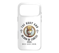 Le Corps et Le Sang du Christ Première Communion Pain Eucharistie Coque pour iPhone 17 Pro Max
