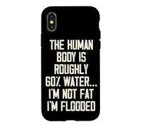Le Corps Humain est composé d'environ 60% d'eau Coque pour iPhone X/XS