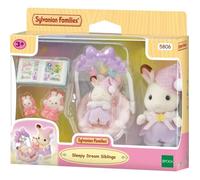 Le coucher des sœurs Lapin Chocolat - SYLVANIAN FAMILIES - 5806