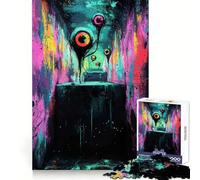 Le Couloir des Guetteurs Puzzle de 1000 pièces pour Adultes Jeu de réflexion et de détente Découpe Parfaite Cadeau mémorable 38x52cm