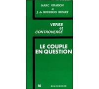 Le couple en question ORAISON MARCEL (Auteur)