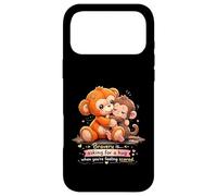 Le Courage, C'est de Demander Un câlin, Un Singe effrayé Qui pleure, du réconfort Coque pour iPhone 17 Pro Max