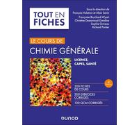 Le Cours De Chimie Générale - Licence, Capes, Pass
