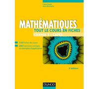 Mathématiques Licence 1 Capes - Tout Le Cours En Fiches