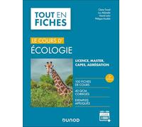Le cours d'écologie - 2e éd.: Fiches de cours, questions de révision et bonus web