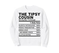 Le Cousin éméché, Cousins drôles, Hommes, Femmes, réunion de Famille Sweatshirt