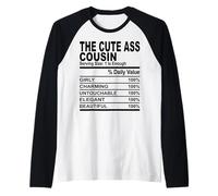 Le Cousin Mignon du Cul drôle Cousins Hommes Femmes réunion de Famille Manche Raglan