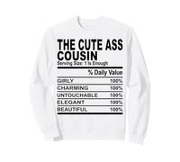 Le Cousin Mignon du Cul drôle Cousins Hommes Femmes réunion de Famille Sweatshirt