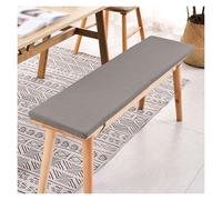 Le Coussin de Banc en Mousse Haute résilience est imperméable et antidérapant, Parfait for Les terrasses, Les canapés ou Les Meubles de Jardin, à l'intérieur comme à l'extérieur.(Gray,120cm*35cm*3cm)