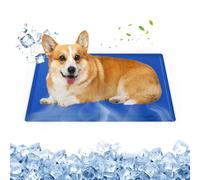 Le Coussin de Refroidissement pour Chien est Fait d’Un Tissu Oxford Ultra-épais, d’Un Refroidissement en Gel Non Toxique, conçu pour Les Grands Chiens,(Navy Blue,40 * 50)