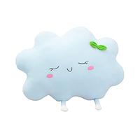 Le Coussin en Peluche drôle de Nuages Roses Bleus fournit des Jouets en Peluche Doux pour Les de la Famille et Les camarades Classe Chien CâLin (Blue, One Size)