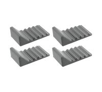 Le coussinet de protection en silicone pour poubelle empêche les dommages Installation simple pour la maison Le pare-chocs de corbeille flexible réduit le bruit Installation rapide dans les écoles