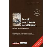 Le Coût des travaux de bâtiment - Second oeuvre - Finitions
