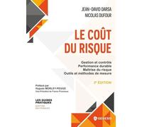 Le Coût Du Risque - Gestion Et Contrôle - Performance Durable - Maîtrise Du Risque - Outils Et Méthodes De Mesure