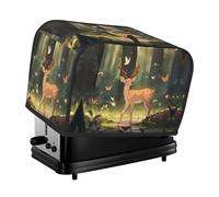 Le couvercle de grille-pain Bambi est adapté pour 2 petits couvercles de grille-pain avec de larges fentes et est livré avec une poche de rangement pour répondre à divers besoins de cuisson.