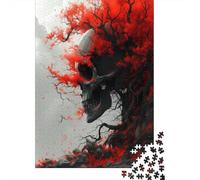 Le crâne Puzzles pour Adultes 1000 Pièces pour Adultes, Puzzle 1000 Pièces pour Adultes Jeux De Puzzle Stimulants Convient Aux Hommes Et Aux Femmes 1000pcs (75x50cm)