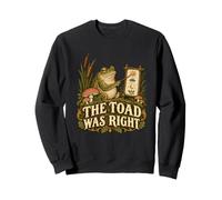 Le Crapaud Avait Raison Frog Toad Cottagecore Sweatshirt