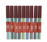 Le crayon mécanique de 2,0 mm coloré de haute qualité couleurs vibrantes résistantes résistantes à l'anime conception de dessin 8 pcs lac bleu vert profond émeraude vert clair