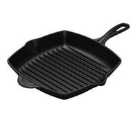 LE CREUSET - 20183260000422 - SKILLET GRILL CARRÉ - FONTE ÉMAILLÉE - NOIR Noir G