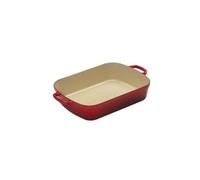 Plat rectangulaire fonte émaillée 37 cm Cerise Le Creuset