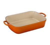 Le creuset 20184370902422 plat à gratin rectangulaire orange Orange G