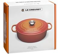 Gietijzeren Ovale Braadpan Oranjerood 35cm 8,9l