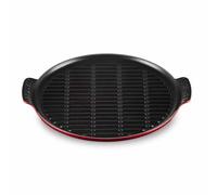 Le Creuset Barbecue rond de bistrot, 31,8 cm, cerise