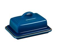 Le Creuset Beurrier en Céramique, 900 g, 17 x 12.5 x 9 cm, Bleu Marseille