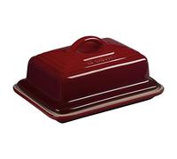 Le Creuset Beurrier en Céramique, 900 g, 17 x 12.5 x 9 cm, Cerise