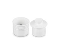 Le Creuset Beurrier en grès, 177 ml, blanc
