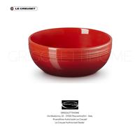 Le Creuset - Bol À Céréales Coupe En Grès Émaillé 16 Cm / 0,77L CERISE
